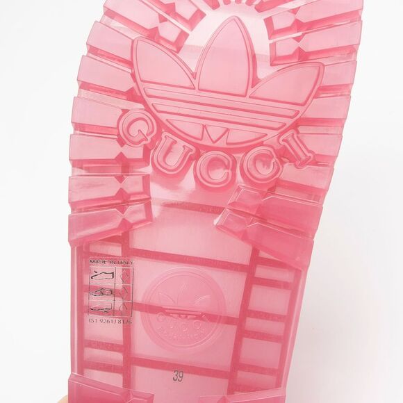 Gucci x Adidas Rubber Logo Slides - Size 9 / 39 - Picture 6 of 6